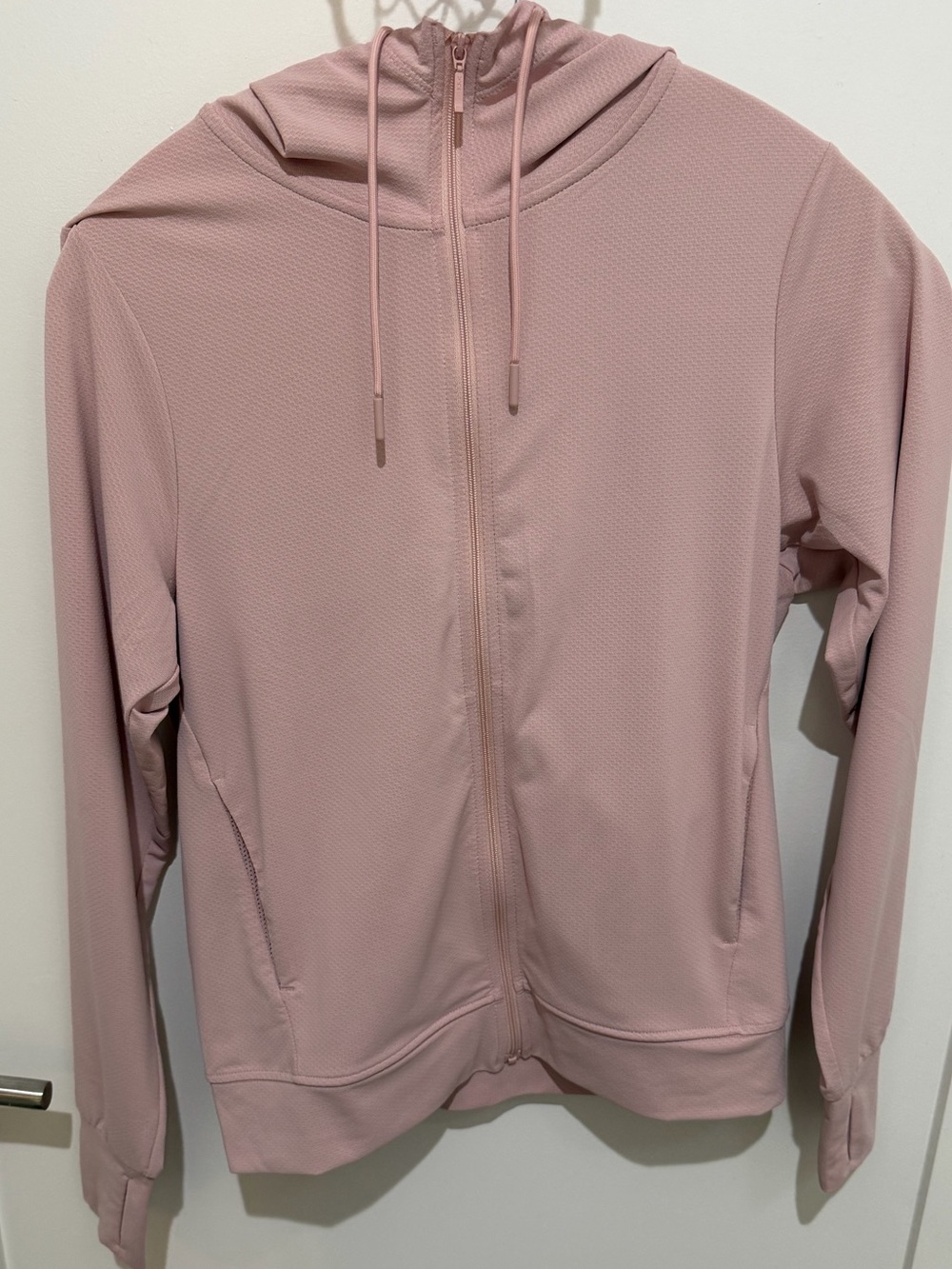 Uniqlo Pink Zip-Up airism hoodie